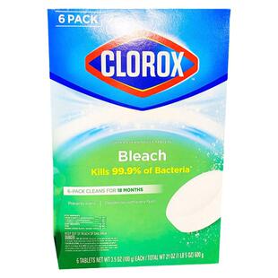 良心 COSTCO代购CLOROX高乐氏洁厕宝马桶漂白清洁锭杀菌除臭球6块