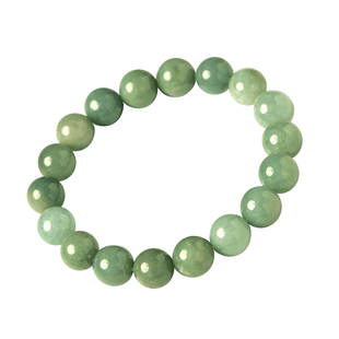 翡翠手串女男东海水晶玛瑙玉髓蓝水散珠子飘绿项链玉手镯玉石手链