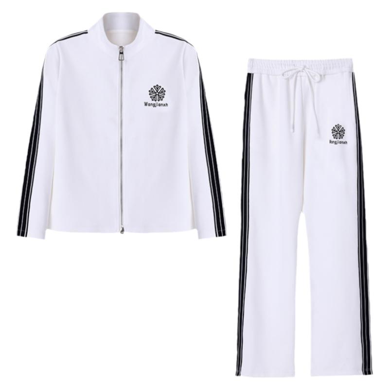 广场舞服装新款杨丽萍秋季运动服套装拉链外套休闲健身跳舞蹈衣服