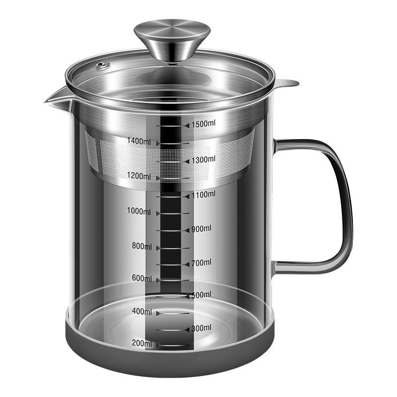 德国品质豆浆过滤神器家用厨房果汁过滤壶大容量带过滤网泡茶壶玻