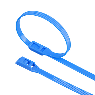 彩色淘气堡扎带8*350尼龙平扣反齿隐藏式游乐园PVC软泡沫包管固定