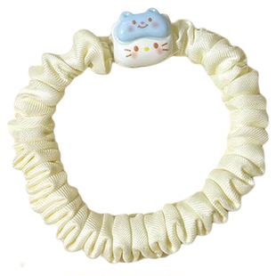 小猫头绳情侣手链可爱发圈高弹力小皮筋送给男朋友发绳扎头发饰女