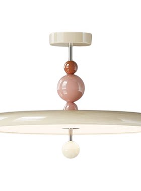长虹奶油风卧室吊灯中古少女ins