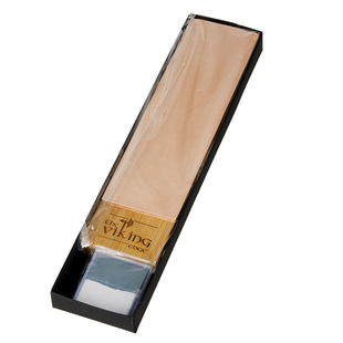 ZY美国同款双面牛皮磨刀板荡刀板荡刀布抛光蜡镜面打磨10000目