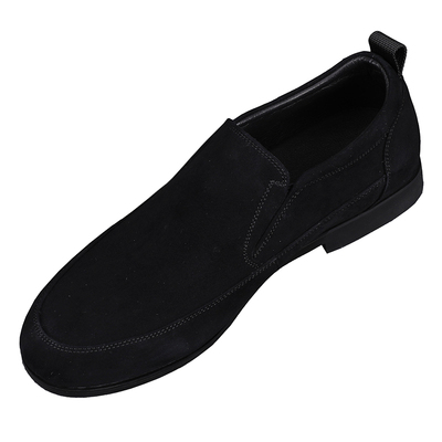 牛反绒纯皮休闲皮鞋男士乐福鞋潮