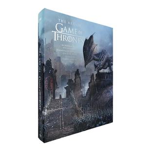 【现货】权力的游戏艺术画集 The Art of Game of Thrones 美剧官方艺术手册 大开本精装 冰与火之歌 进口原版画册