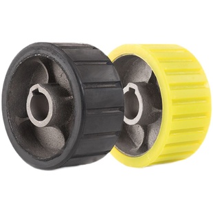 250型小滚筒橡胶轮皮轮胶轮砂浆水泥聚氨酯托轮混凝土搅拌机配件