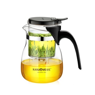 金灶飘逸杯茶道杯玻璃花红茶泡茶壶带过滤网玲珑杯透明茶具冲泡器