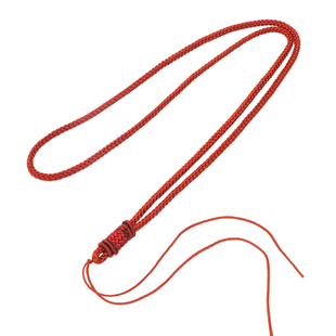 玉器吊坠挂绳翡翠玉佩饰品毛衣链项链配件扁平编织绳diy手工批发