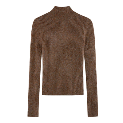 半高领羊毛打底毛衣针织衫女