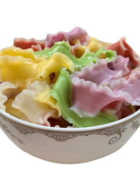 蔬菜彩色早餐儿童刀削面无添加面