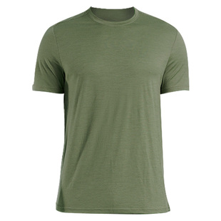 WANAKA净版短袖T恤100%美丽诺羊毛户外运动跑步徒步速干衣透气男