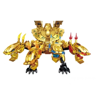 幻影忍者神龙积木劳埃德黄金四头龙儿童益智拼装玩具男孩生日礼物