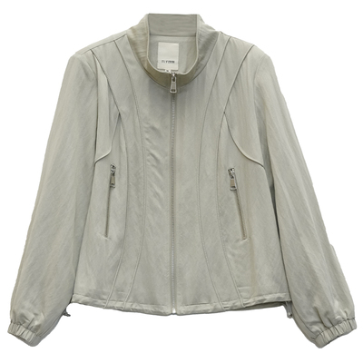 木子理想胖mm大码立领短夹克外套