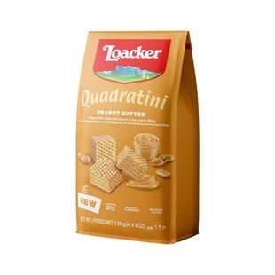 Loacker莱家进口花生味威化网红办公室小零食甜点夹心威化饼干