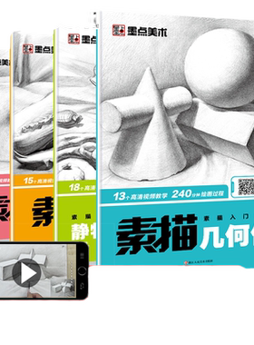 当当网素描入门教材墨点美术