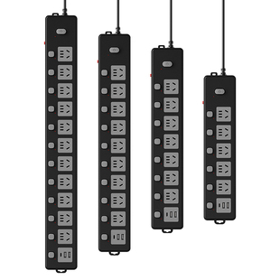 分控插座插排独立开关防过载保护多功能插线板USB接拖线板多插位