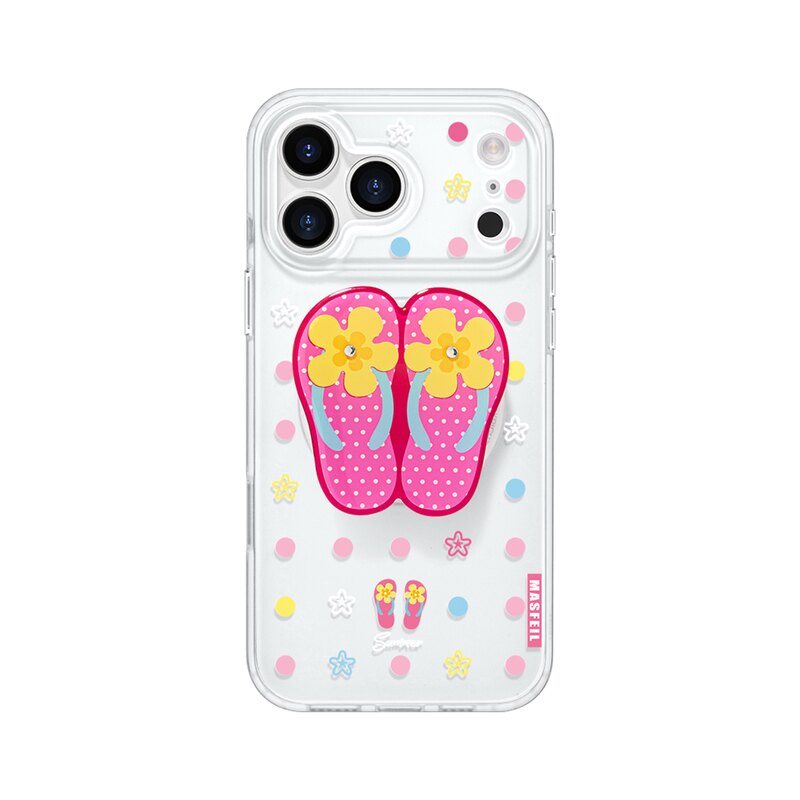 MASFEIL × 清凉一夏适用苹果17Promax手机壳新款Ro9磁吸带支架iPhone16Pro保护套高级感女ip15pm网红超薄14