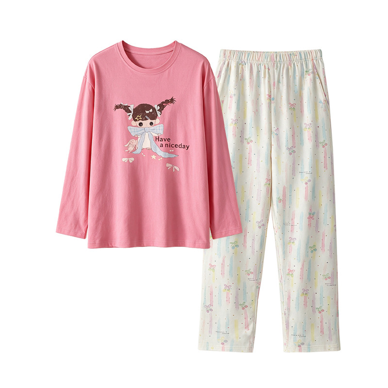 猫人秋季青少年套头家居服