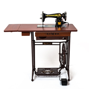 上海蝴蝶牌家用老式缝纫机正宗脚踏式手动裁缝机头可电动吃厚衣车