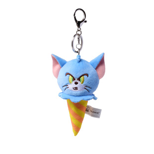 猫和老鼠可爱卡通冰淇淋毛绒玩具挂件包包挂饰玩偶公仔小众钥匙扣
