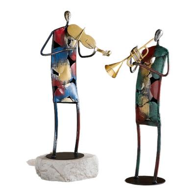 【复古乐团演奏家】铁艺摆件