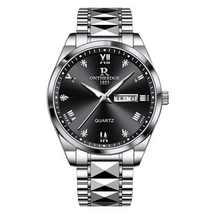 正品2025新款男士手表官方旗舰店全自动机械表男款防水夜光石英表