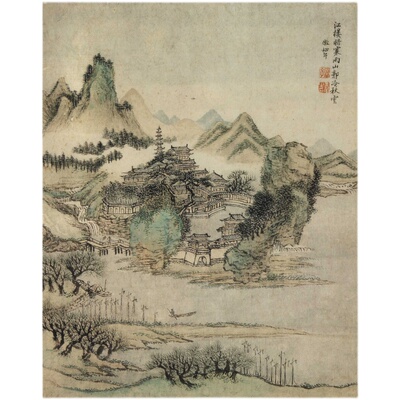 新品清王翚精选仿古高清微喷册页
