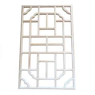 步步高实木花格镂空中式仿古门窗花窗棂木艺格栅背景隔断吊顶装饰