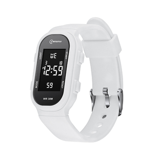 电子手表男女款初中学生初高中专用运动手环只看时间儿童女孩闹钟