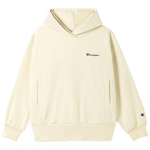 Champion冠军连帽卫衣女春秋款简约休闲落肩上衣美式校园风休闲