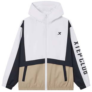 特步童装儿童运动外套女童2026春夏新款薄款风衣男童夏季运动上衣