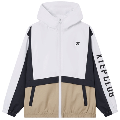 特步童装儿童运动外套女童2026春夏新款薄款风衣男童夏季运动上衣