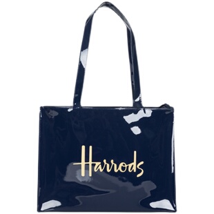 格调Harrods亮面托特包女防水饭盒袋手提便当包百搭单肩包大容量