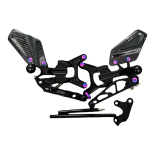 KODA骑士 适用川崎ZX6R 636 24-25新款改装轻量化碳纤维升高脚踏