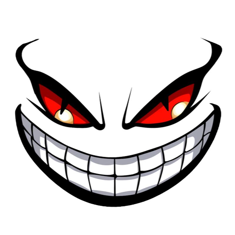华万反光材质恶魔之眼个性反光贴