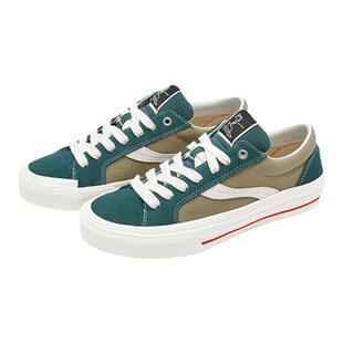 oddCIRKUS Astley  Pro灰绿色复古滑板鞋低帮翻毛皮街头板鞋女