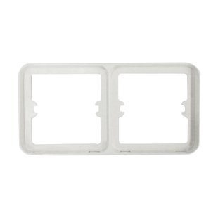 松下格彩开关插座二三四位联排边框面板白色香槟金晶钻灰玫瑰金