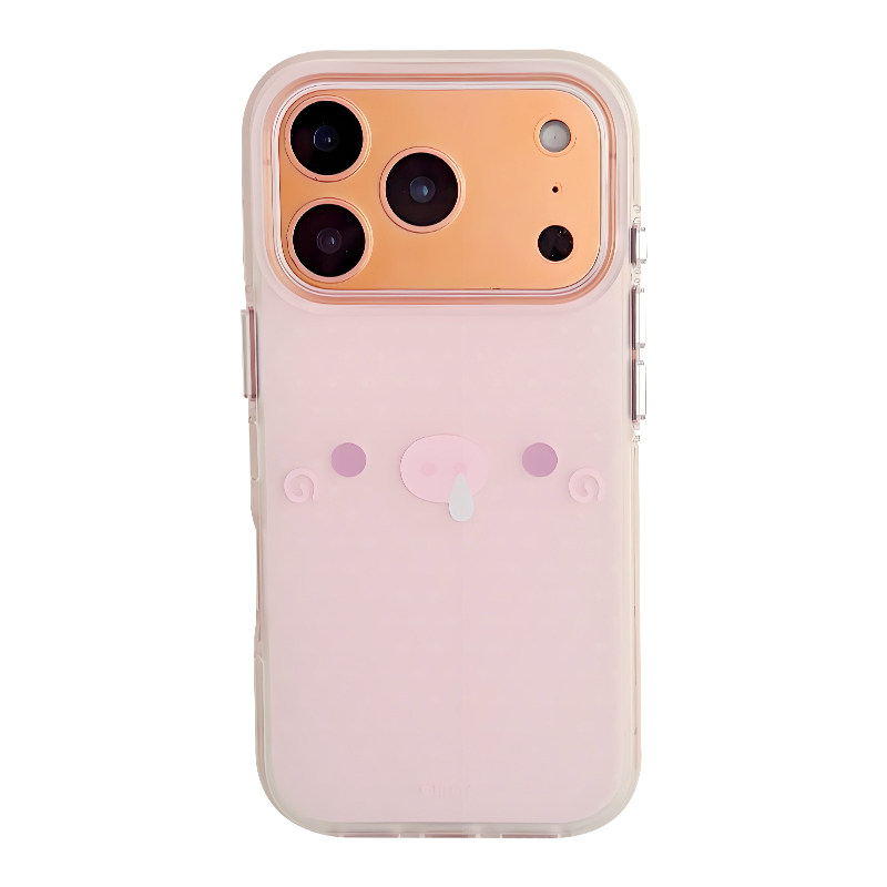 罗派仕双层imd鼻涕粉红小猪适用苹果17手机壳iphone16promax新款15pro全包防摔高级感小众14女13手链