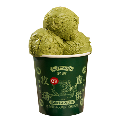 轻遇0蔗糖牛乳冰淇淋桶装