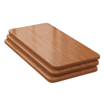 木瑞棠橡胶木加厚桌面板隔板定制