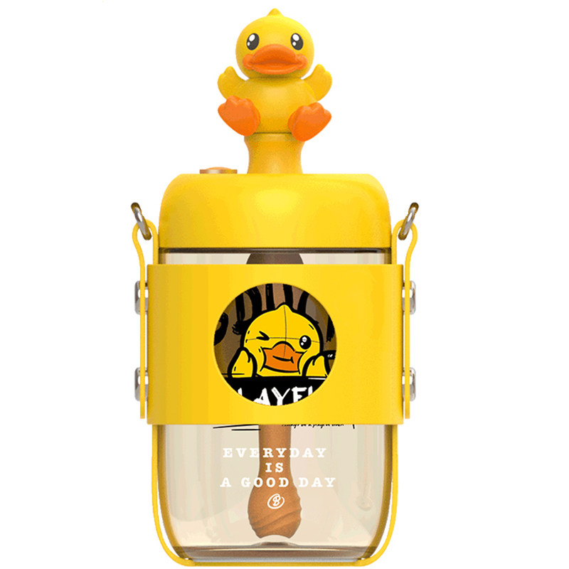 B.DuckPPSU500毫升可爱吸管杯