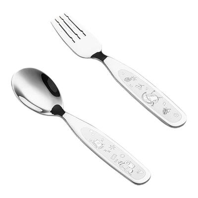 onlycook儿童宝宝专用叉勺不伤嘴