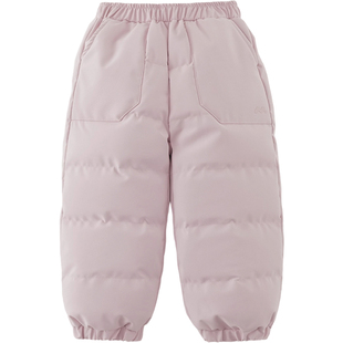 [一条过冬]马克珍妮男女童防寒加厚保暖羽绒裤儿童裤子冬装551633