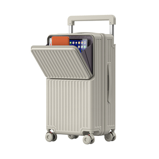 大嘴猴新款行李箱大容量宽拉杆旅行箱结实耐用拉杆箱可登机密码箱