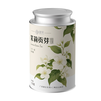 2025新茶特级六窨茉莉花茶浓香型横县茉莉绿茶散茶冷泡茶便携罐装