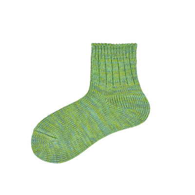 “6ColorMix”复古棉质粗针袜