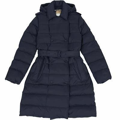 博柏利25秋冬中长款女羽绒服