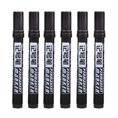 记号笔黑色粗头批发油性防水防油