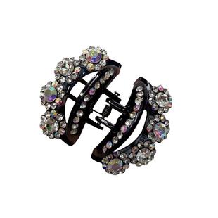 发夹新款捷克钻抓夹高档镶水钻女头发小夹子气质盘发发饰洋气